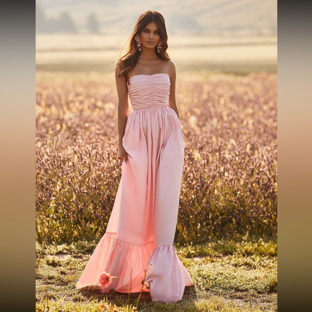 Baby pink maxi